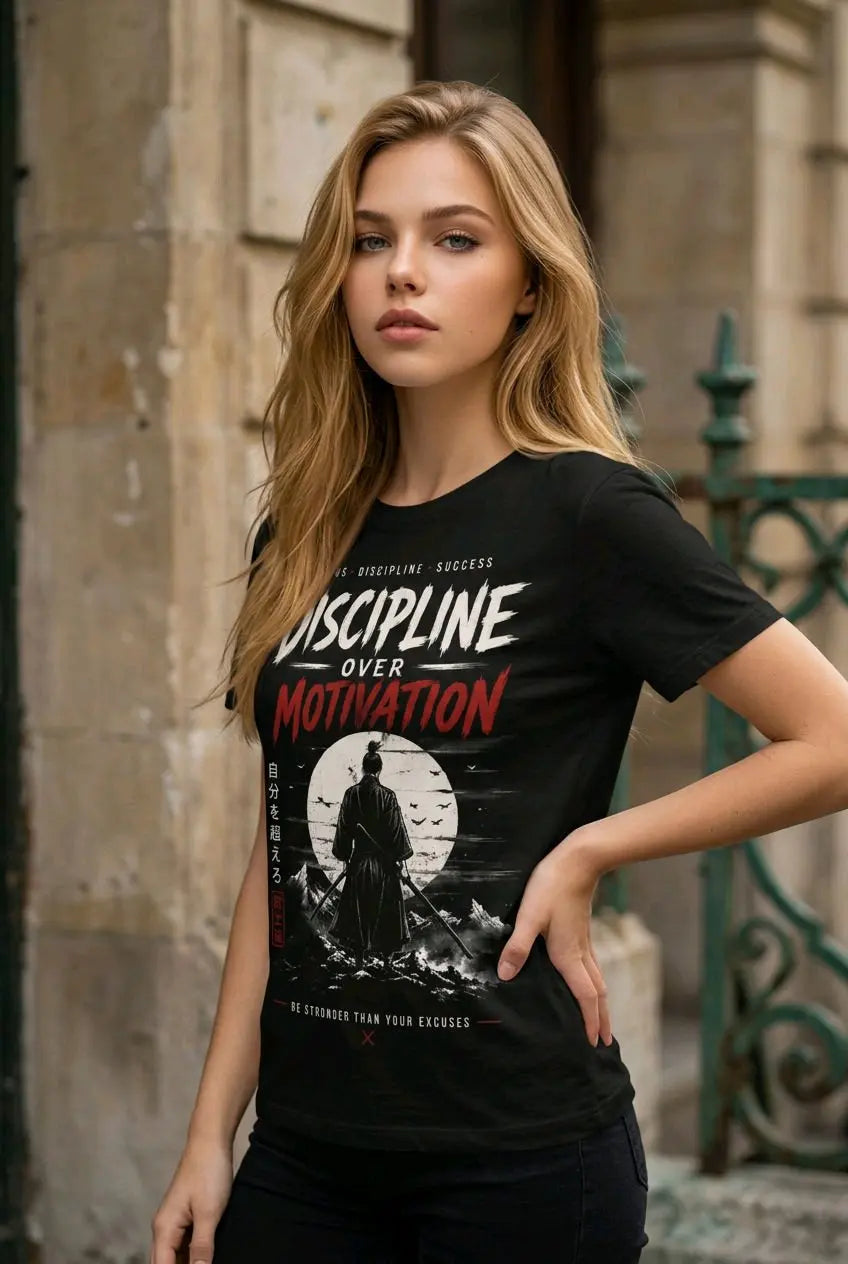 Discipline Over Motivation T-Shirt TeeStation