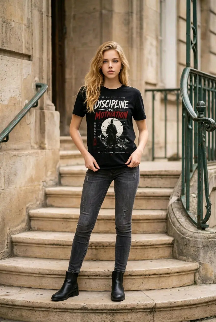 Discipline Over Motivation T-Shirt TeeStation