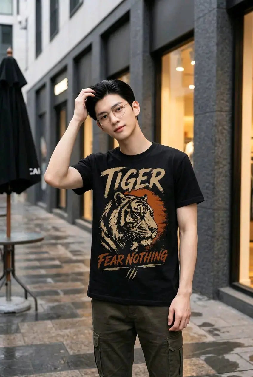 Tiger Fear Nothing T-Shirt TeeStation