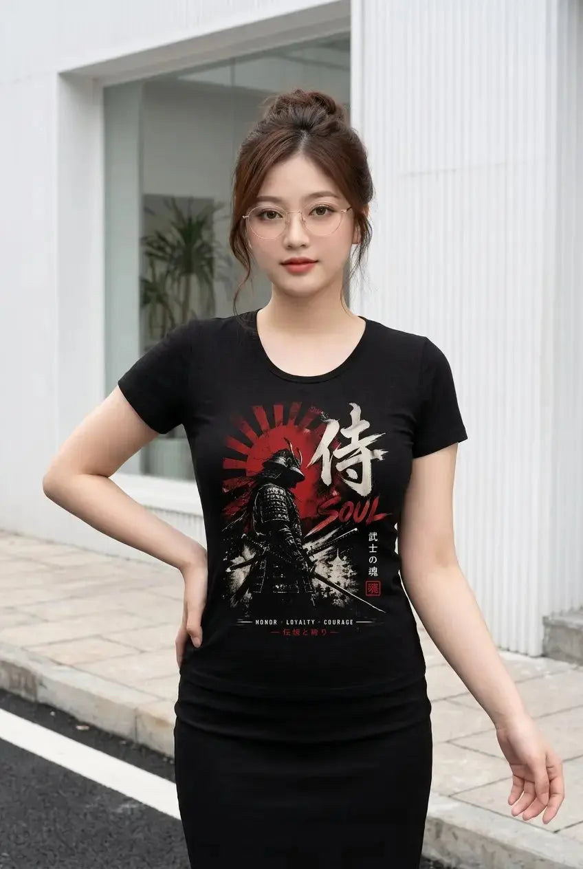 Japanese Samurai Soul T-Shirt TeeStation