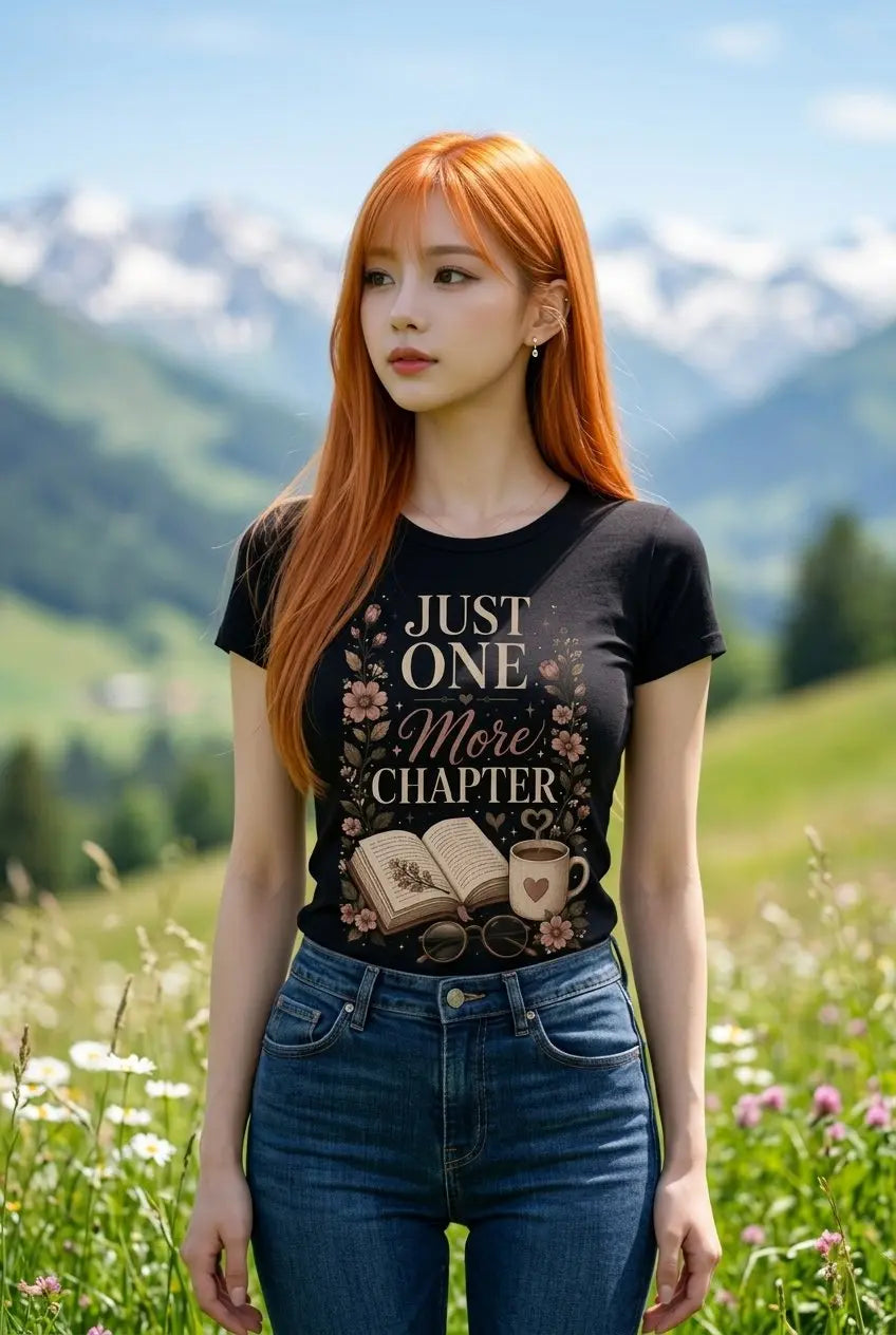 Just One More Chapter T-Shirt TeeStation