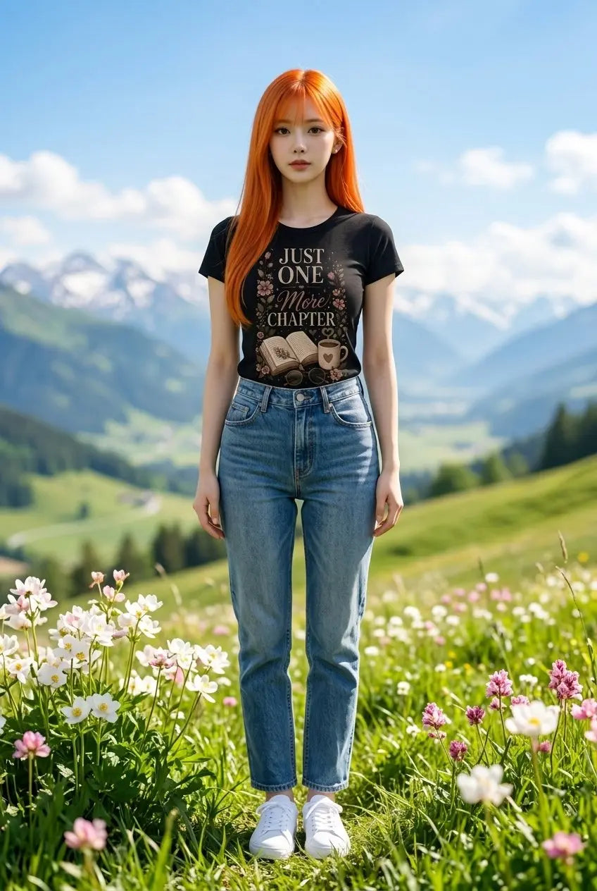 Just One More Chapter T-Shirt TeeStation