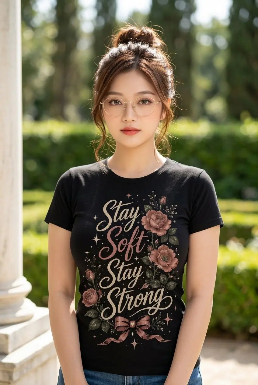 Stay Soft Stay Strong T-Shirt TeeStation