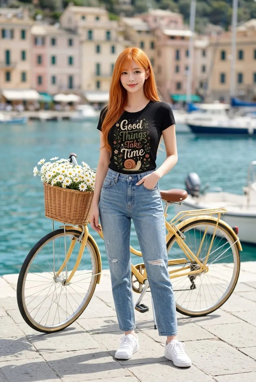 Good Things Take Time T-Shirt TeeStation