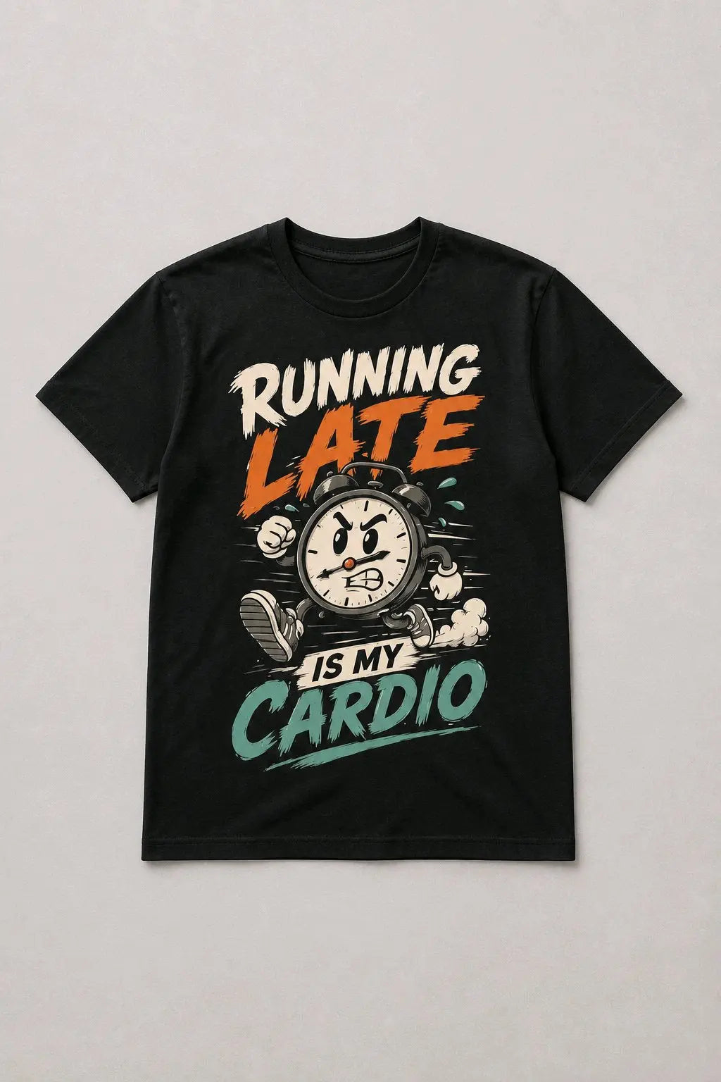 Running Late is My Cardio T-Shirt TeeStation
