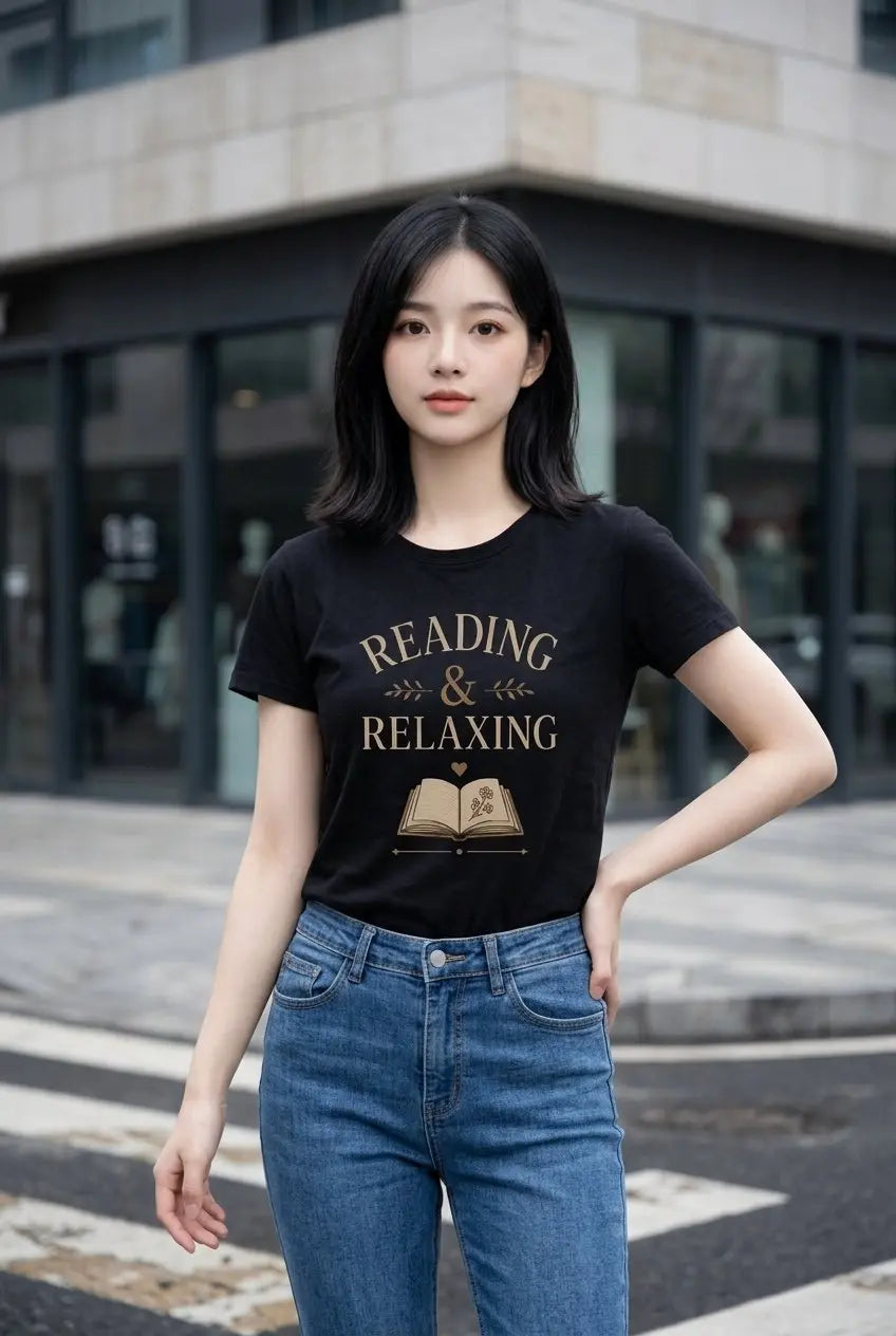 Reading and Relaxing T-Shirt TeeStation
