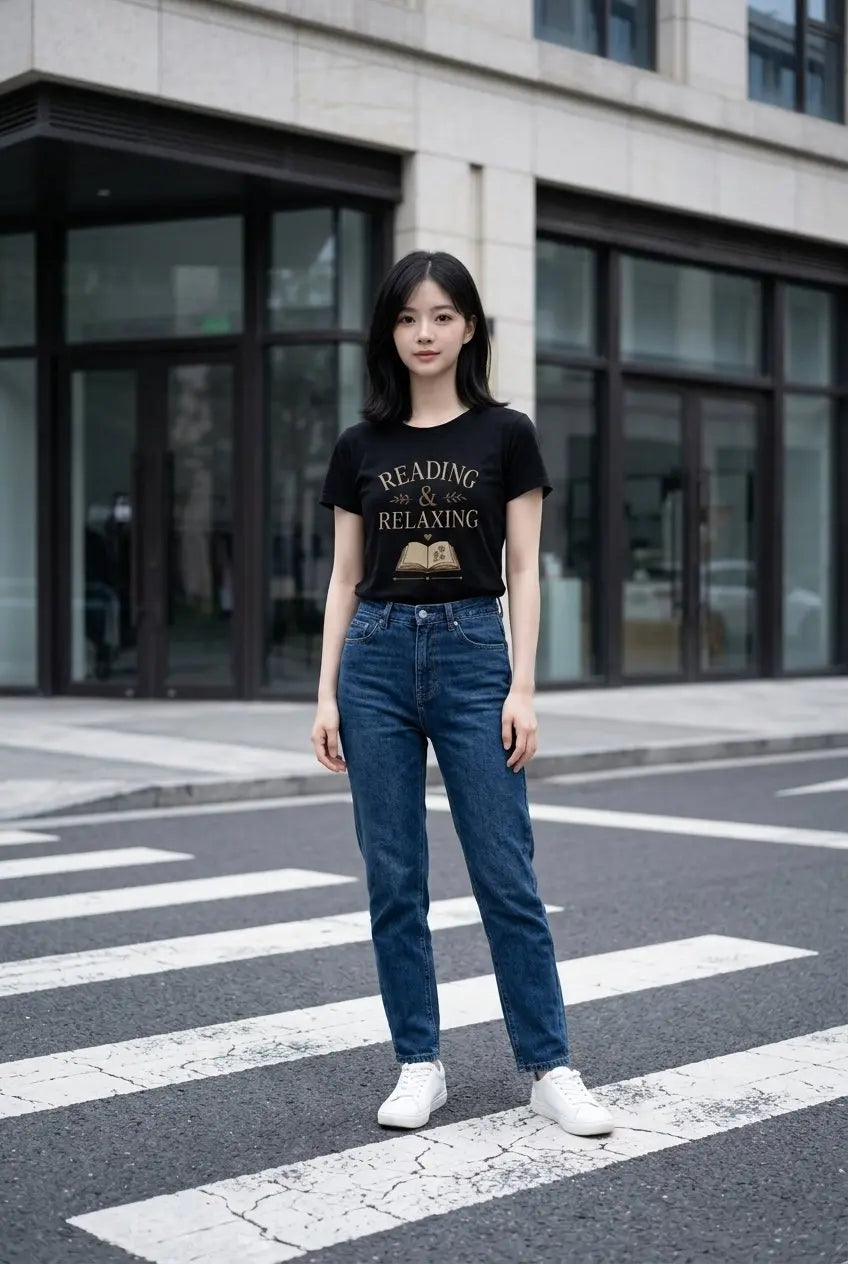 Reading and Relaxing T-Shirt TeeStation