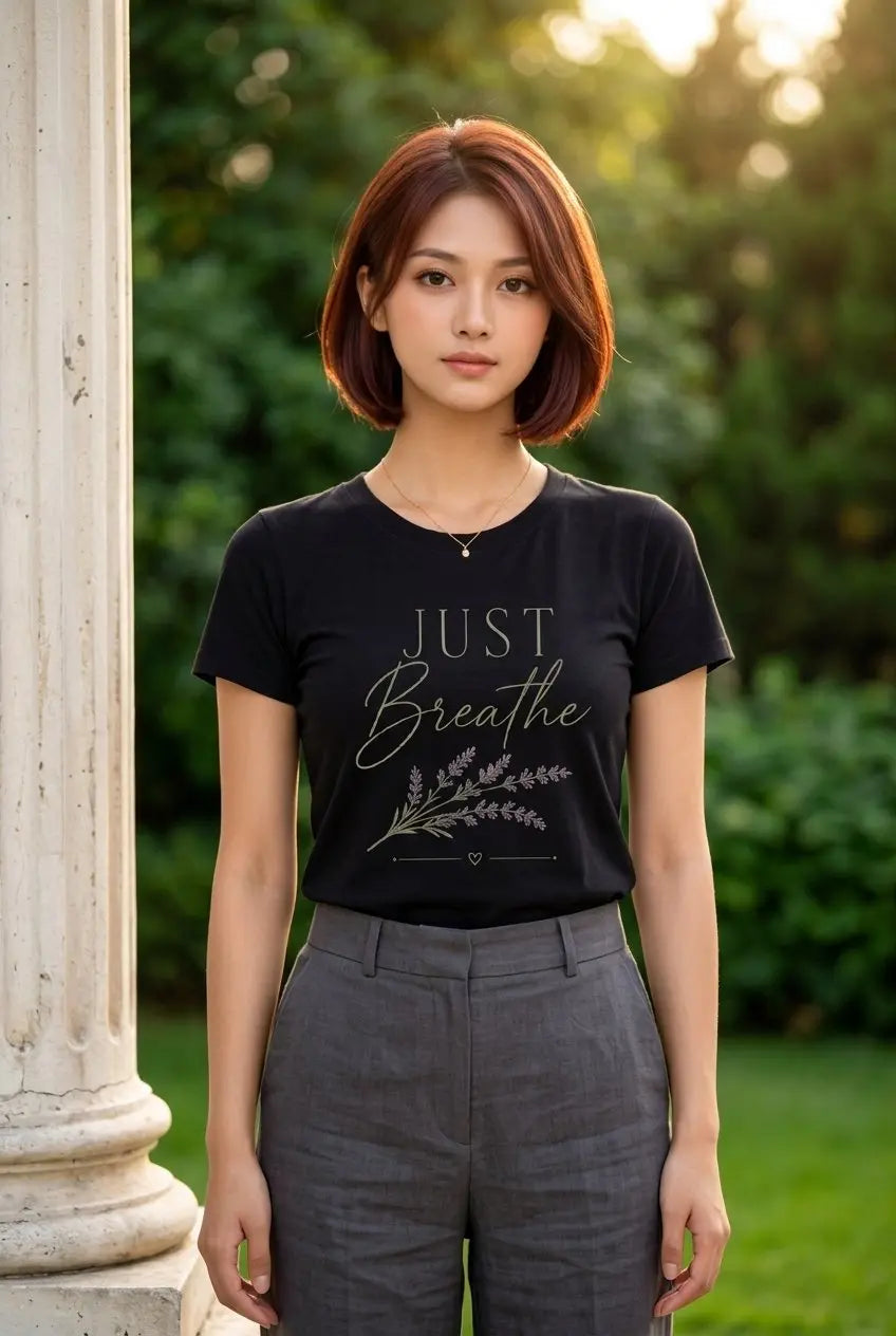 Just Breathe T-Shirt TeeStation