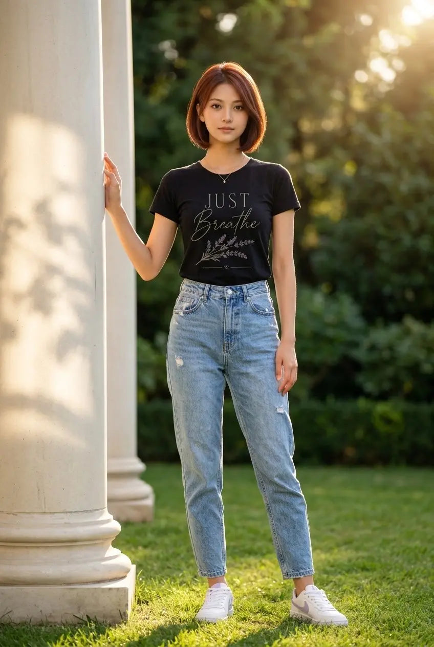 Just Breathe T-Shirt TeeStation