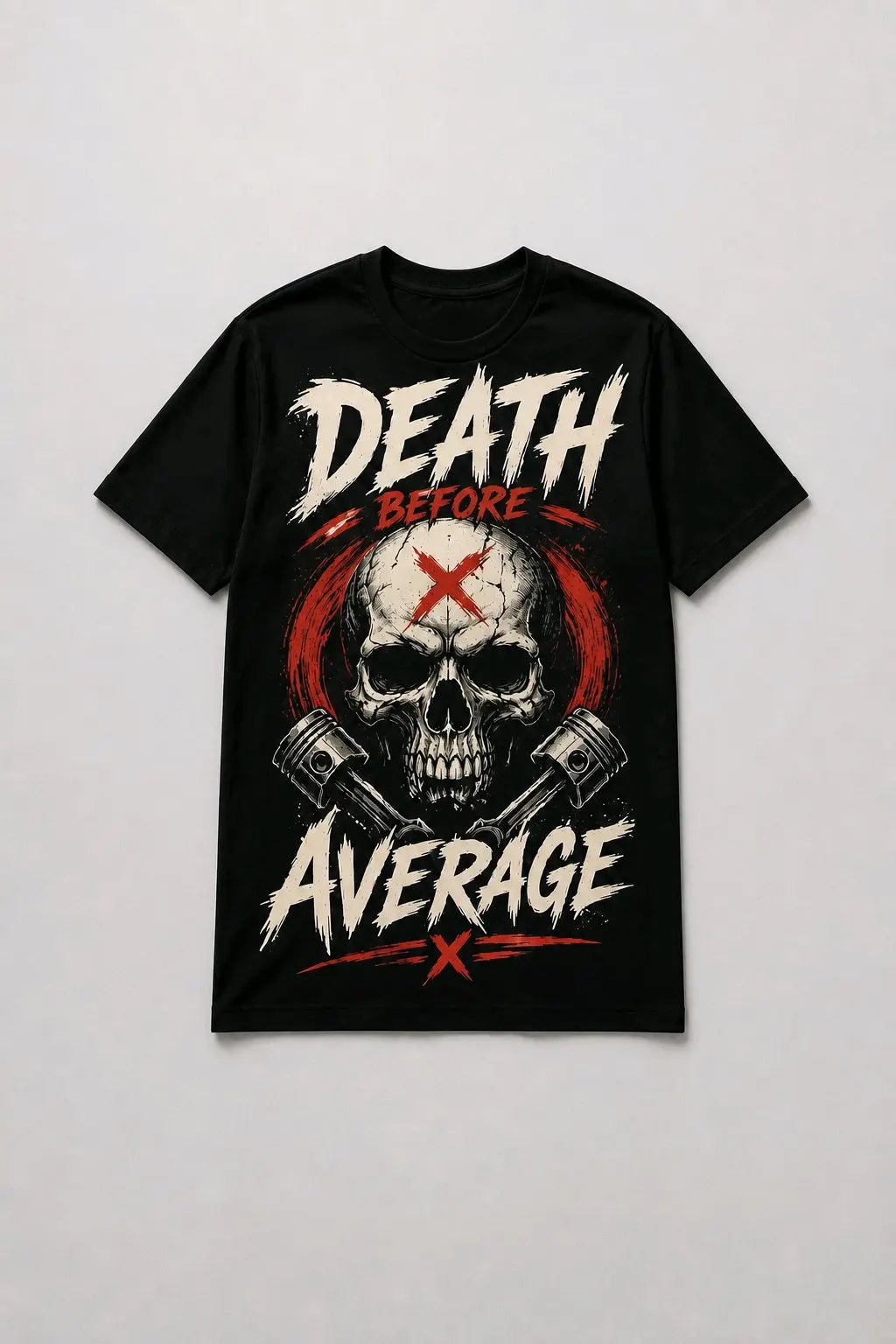 Death Before Average T-Shirt TeeStation