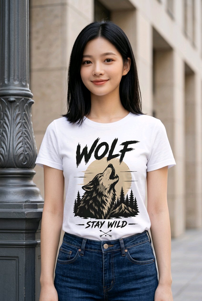 Stay Wild T-Shirt TeeStation