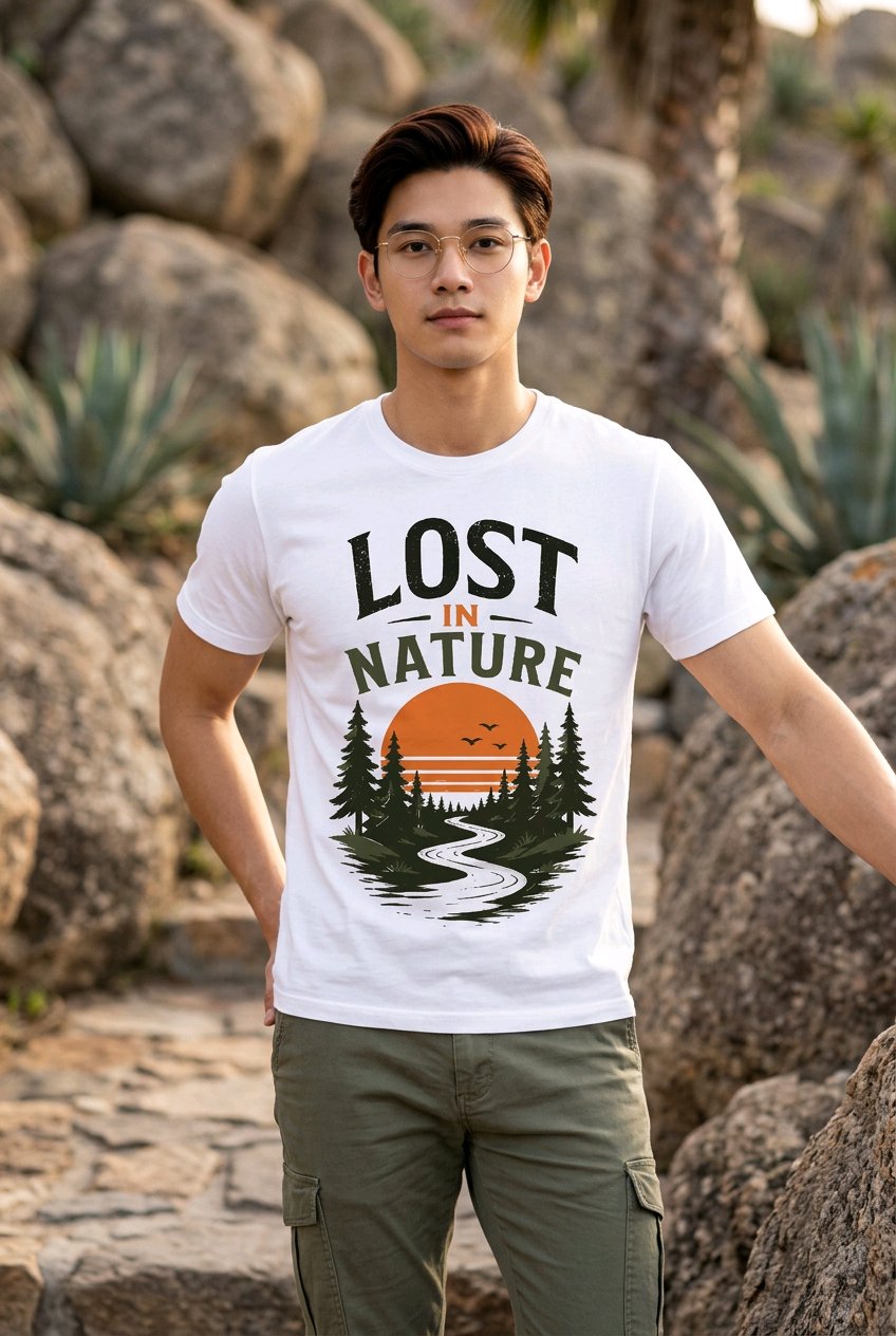 Lost in Nature T-Shirt TeeStation