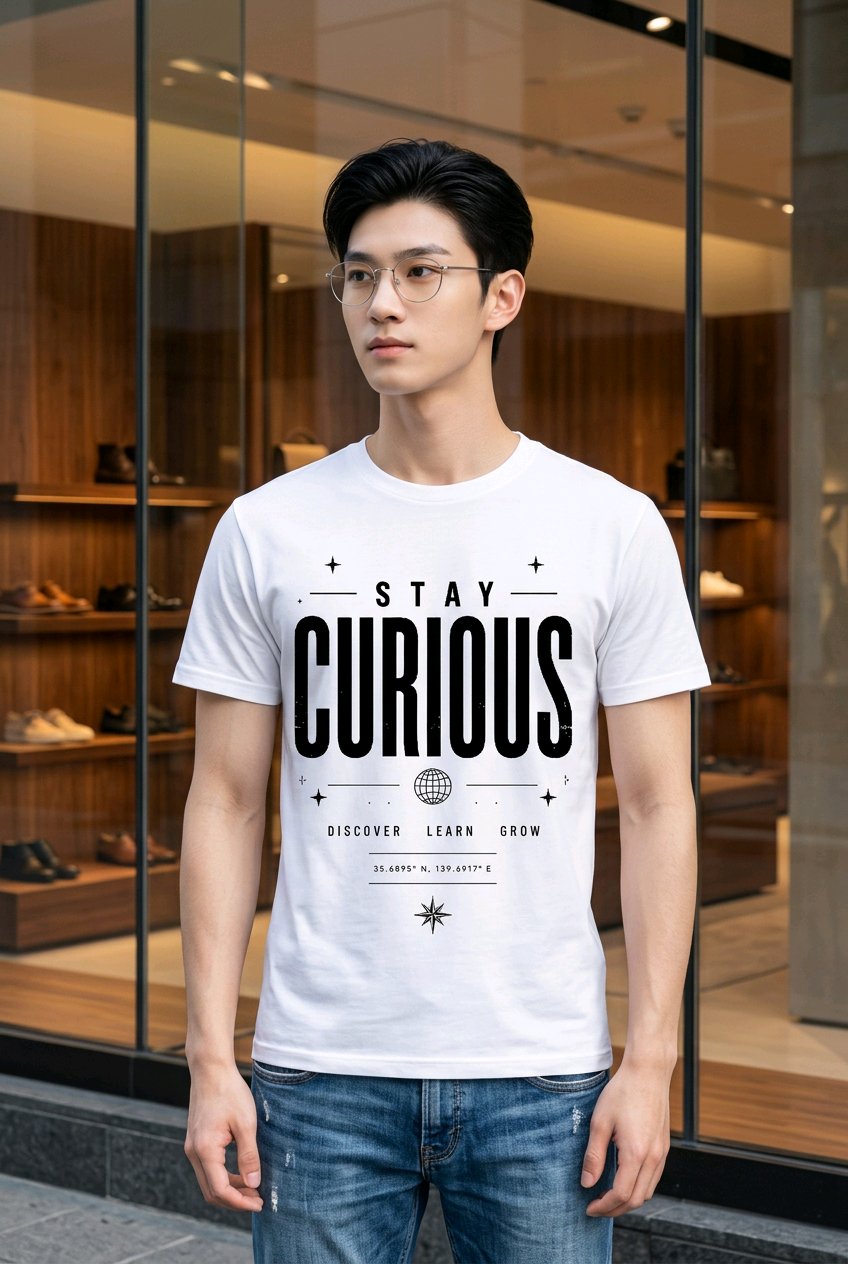 Stay Curious T-Shirt TeeStation