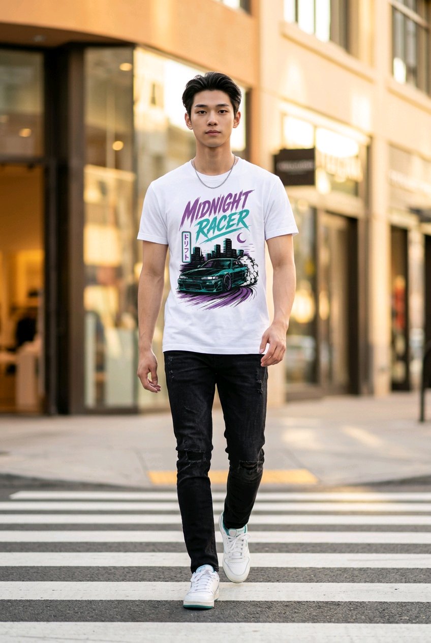 Midnight Racer T-Shirt TeeStation