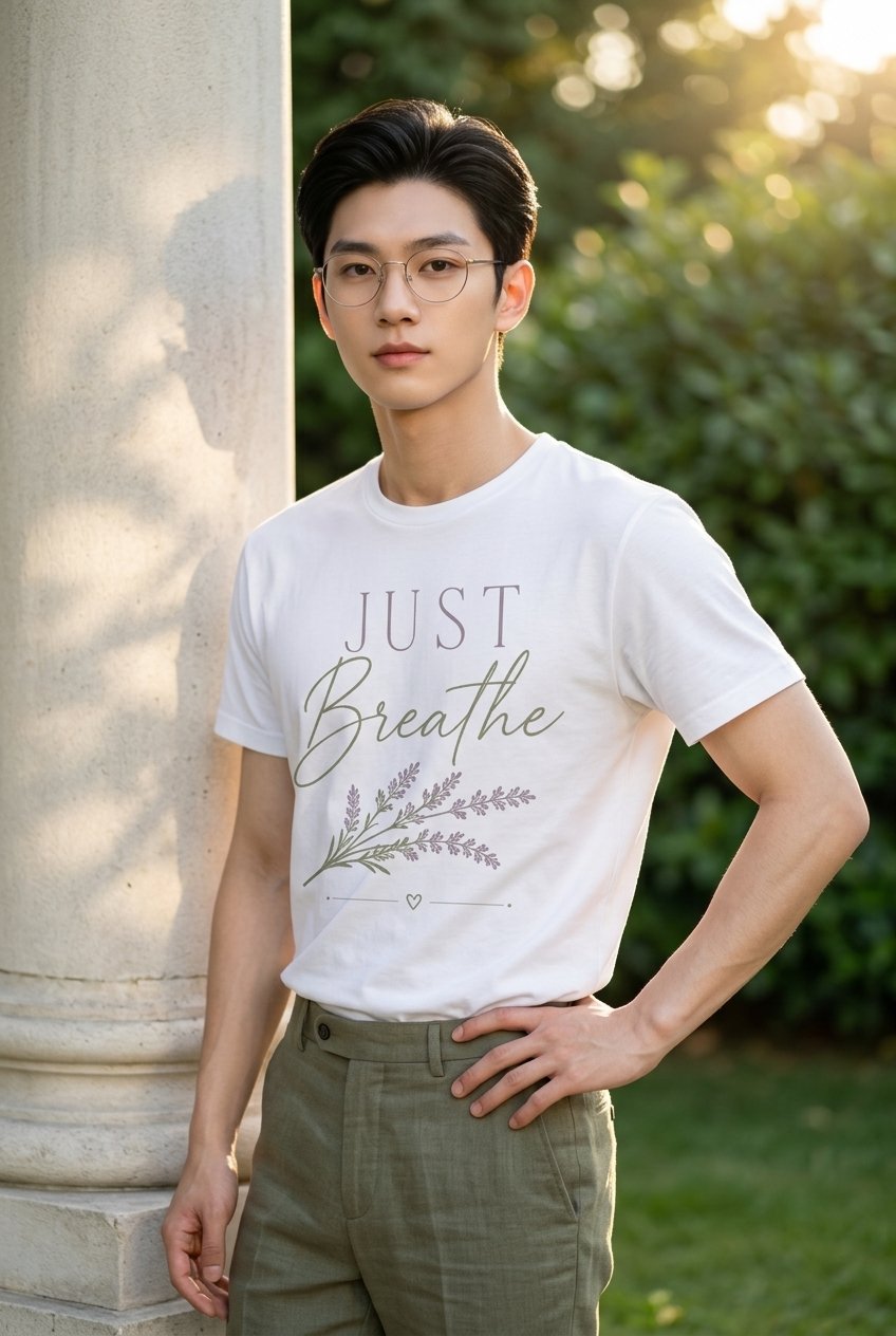 Just Breathe T-Shirt TeeStation