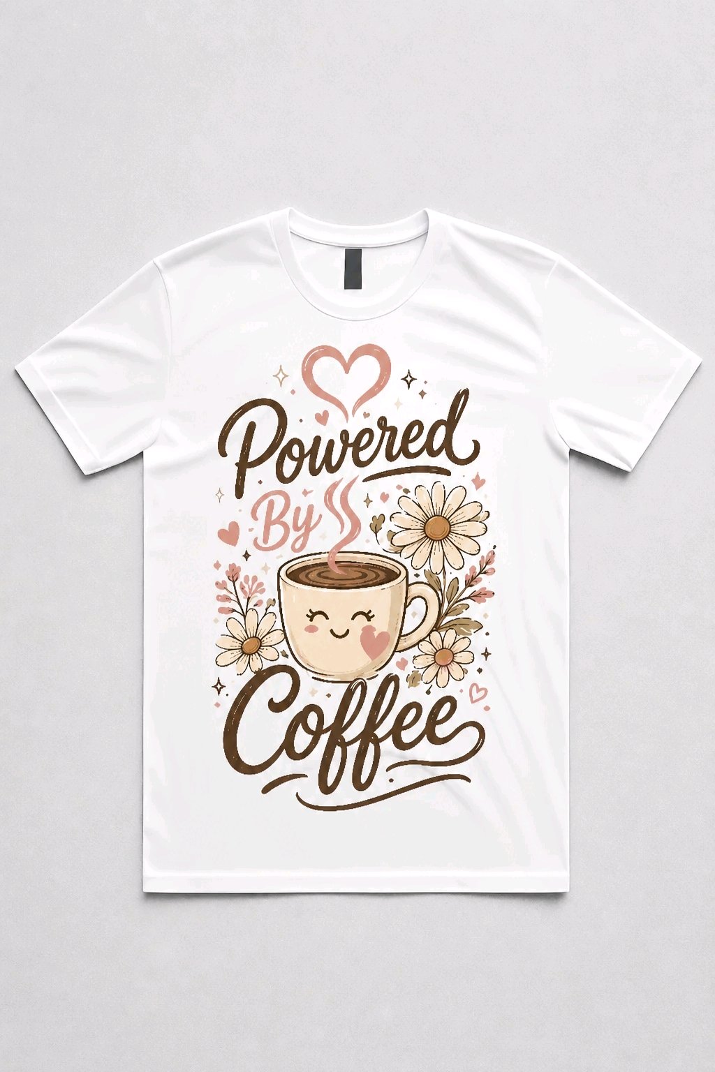 Powered by Coffee T-Shirt TeeStation