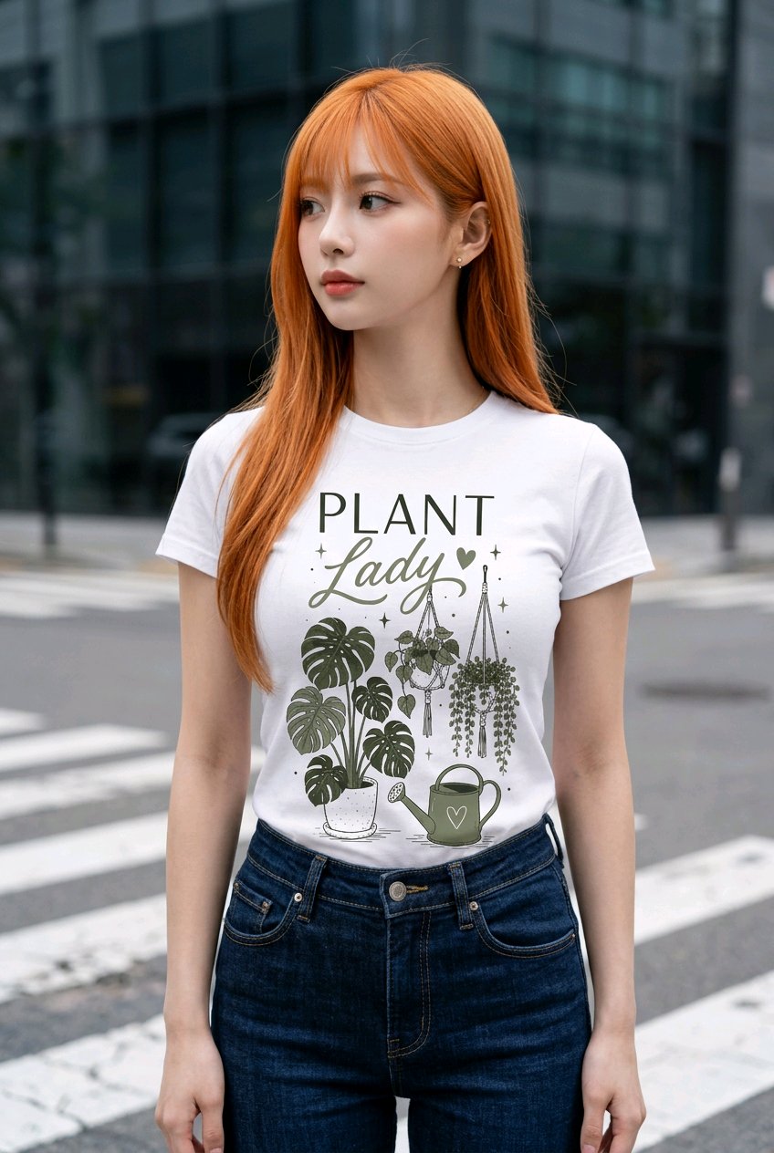 Plant Lady T-Shirt TeeStation