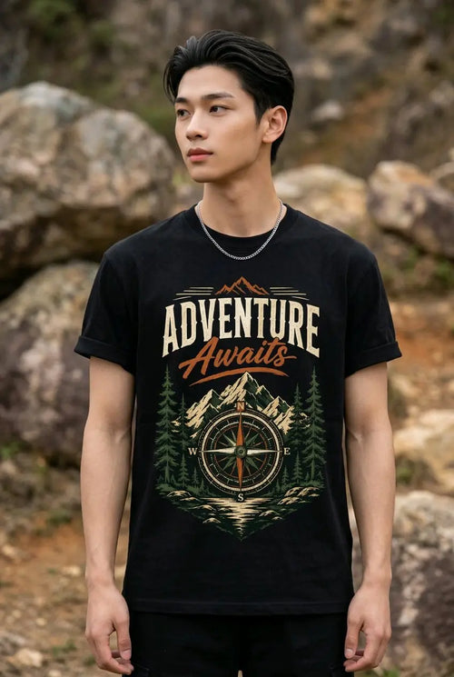 Adventure Graphic T Shirt | Adventure Awaits v2 T-Shirt