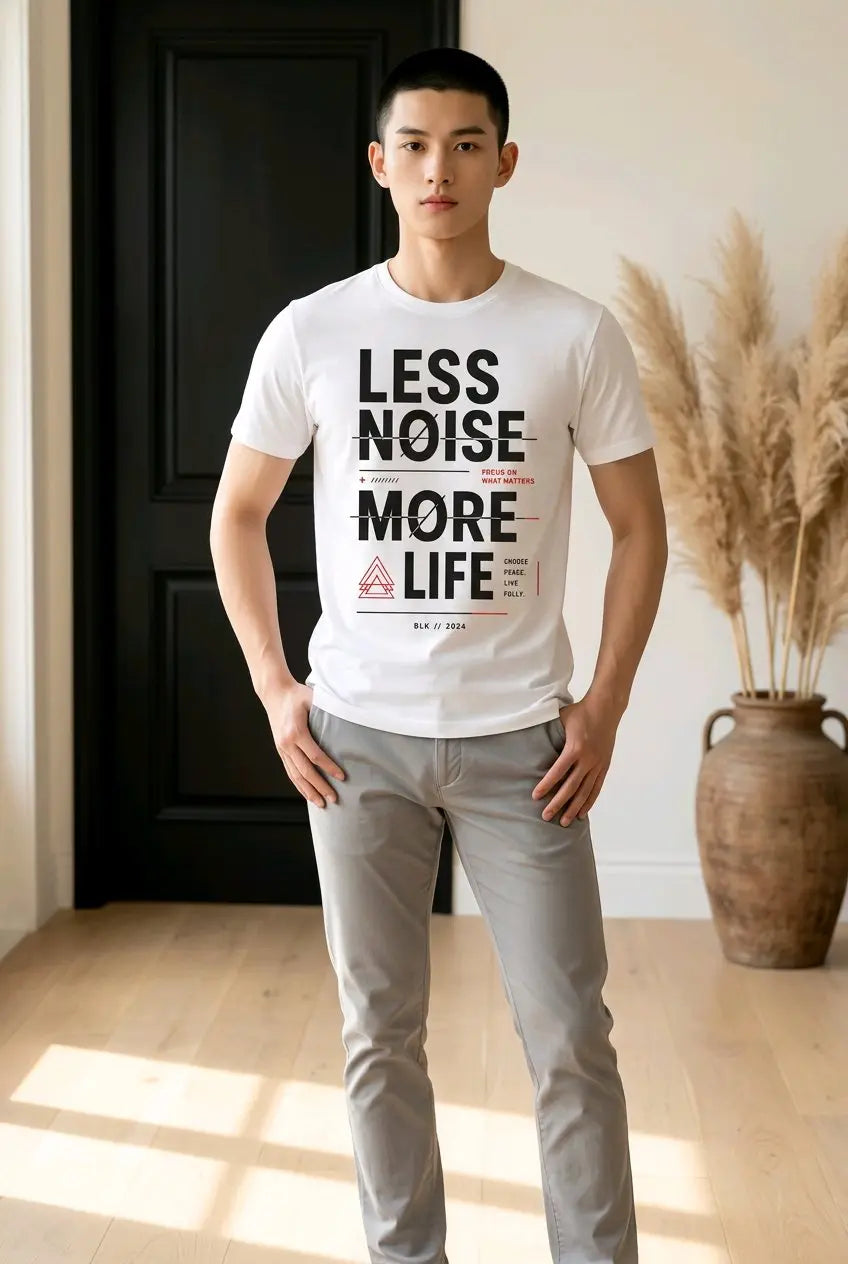 Less Noise More Life T-Shirt V2