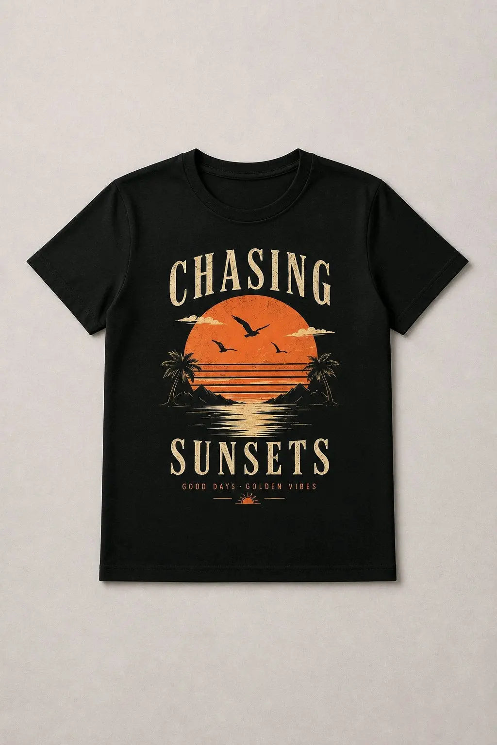 Chasing Sunsets Sunset Graphic T-Shirt