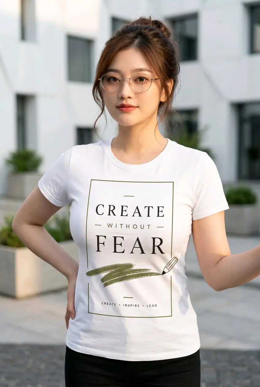 Create without Fear Fearless Graphic T-Shirt
